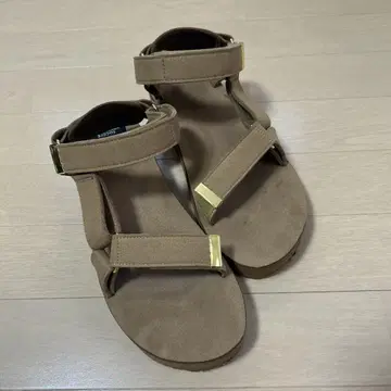 SUICOKE 스웨이드 샌들 베이지 25cm