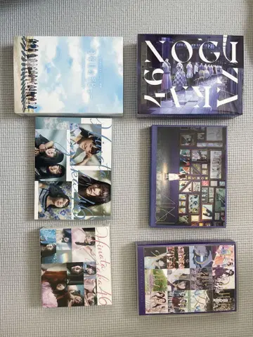 노기자카46 히나타자카46 CD, DVD 작품집 6장 세트