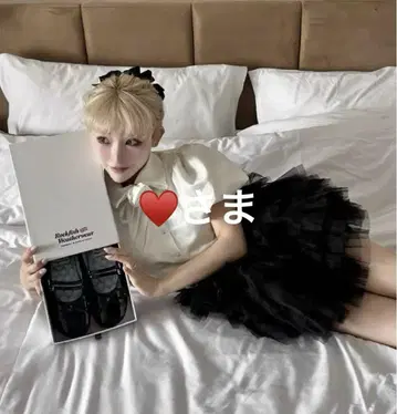 샤샤 스커트 블랙