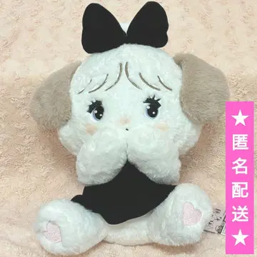 mikko BLACK RIBBON BIG 봉제 인형 [수플레]