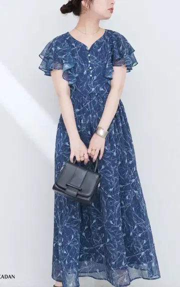 naturalcouture 히비야 꽃밭 콜라보 원피스 M