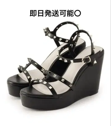 에스페란자 스터드 샌들 BLACK 23.5