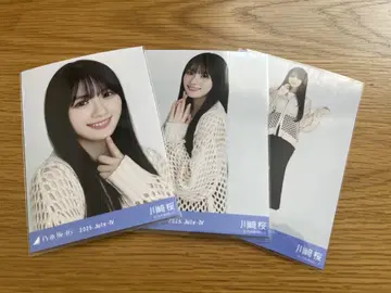 노기자카46 카와사키 사쿠라 브로마이드 메쉬 니트 컴프