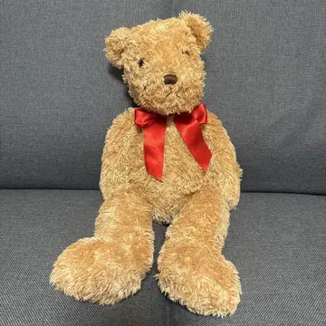 베이지색 곰 봉제 인형