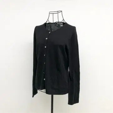 폴 스튜어트 가디건 M 블랙 자수 겉옷 심플 청순 고급