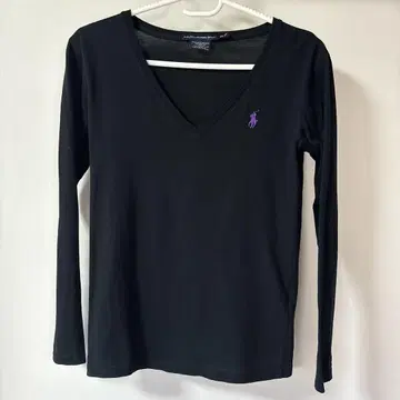 Ralph Lauren 블랙 긴팔 티셔츠 XS/TP