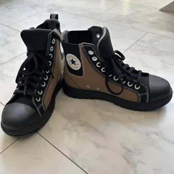 CONVERSE JSAA A 하이컷 안전화 베이지/블랙