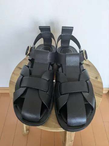 자라 블랙 달카 샌들 39