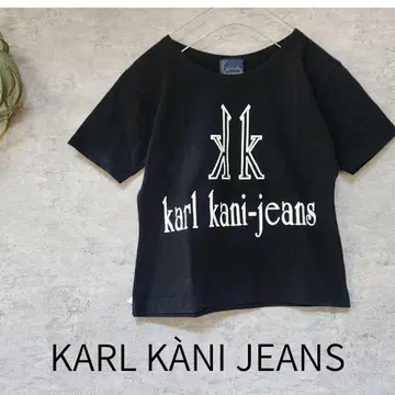 KARL KANI JEANS 블랙 티셔츠