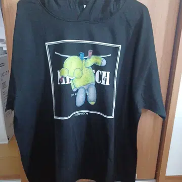 MEDVECH 후드 티셔츠 XL 블랙