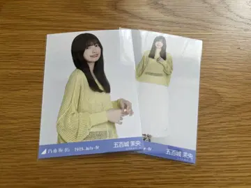 노기자카46 이오키 마오 브로마이드 메쉬 니트 츄히키
