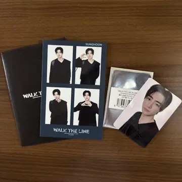 WALK THE LINE 송훈 4컷 & 트레이딩 카드