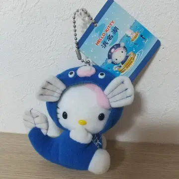 새상품 헬로키티 지역 봉제 인형 키링 하마나코 호수 한정판