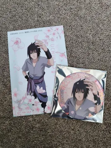 NARUTO 나루토 반짝반짝 캔 배치 벚꽃 ver 우치 사스케