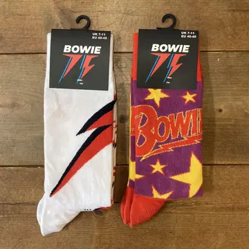 DAVID BOWIE 삭스 2켤레 세트 양말 공식 데이비드 보위