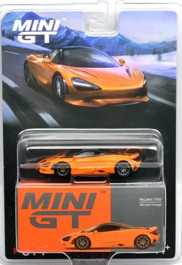 MINI GT 맥라렌 F750S (맥라렌 오렌지)