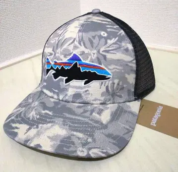 Patagonia 파타고니아 트라우트 피쉬 패턴 메쉬 캡 한정 컬러