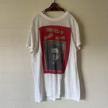 80s ELVIS COSTELLO SINGS AGAIN TOUR 티셔츠