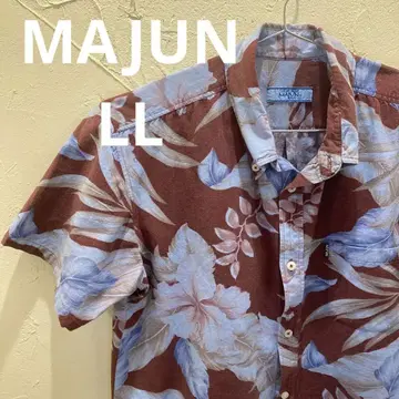 MAJUN 마준 카리유시 의류 알로하 셔츠 LL