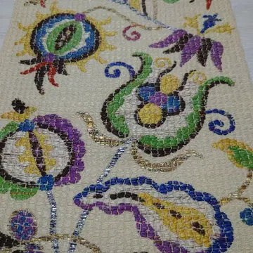 니시진 오비야 사마츠 모자이크 나고야 오비(약 24cm)
