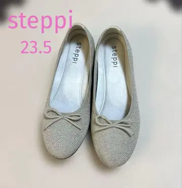 Steppi 발레 슈즈 라운드 발레 펌프스 골드 23.5cm