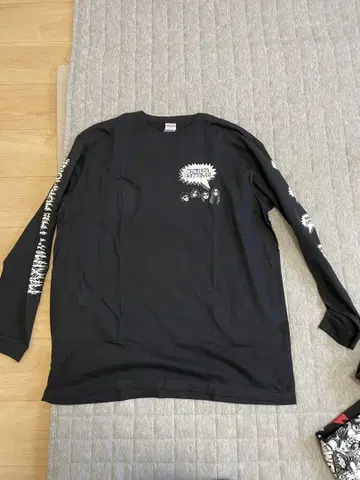 MAXIMUM THE HORMONE 긴팔 티셔츠 블랙 2XL