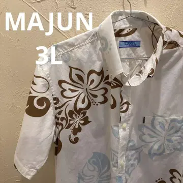 MAJUN 마준 카리유시 의류 알로하 셔츠 3L