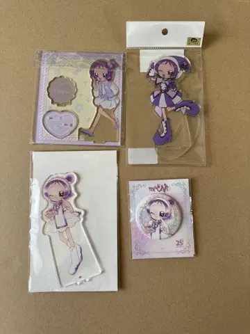 오자마녀 도레미 세가와 온푸 아크릴 스탠드 캔뱃지 묶음 판매