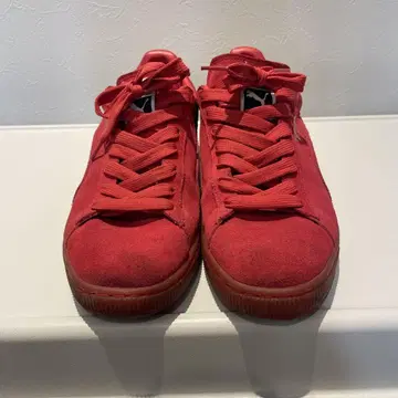 Puma Suede 레드 스니커즈