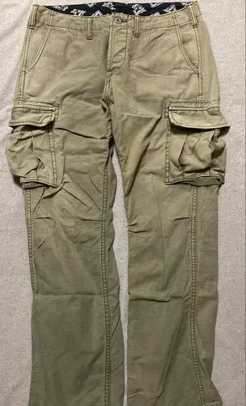 모모타로 청바지 MOMOTARO JEANS 카고 팬츠 올리브
