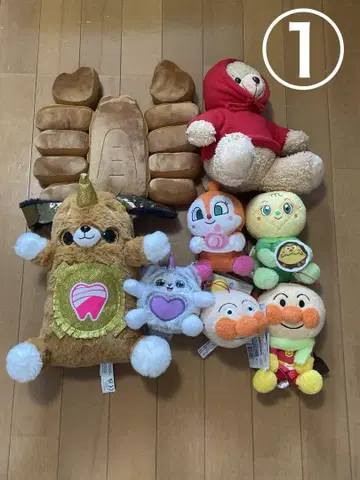 호빵맨 봉제 인형 퍼즐 곰돌이 짤랑이 멜론파나