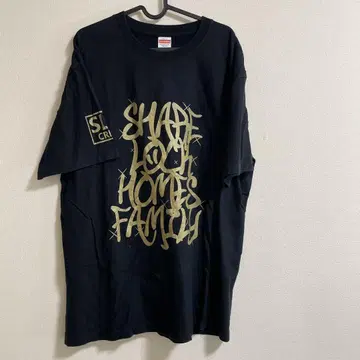 SLH SLH CREW 그래픽 티셔츠 블랙