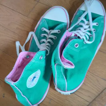 CONVERSE ALL STAR 하이컷 스니커즈 그린