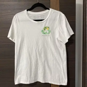 파타고니아 여성용 티셔츠 꽃무늬 자수