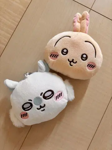 치이카와 봉제 인형 패스 케이스 파우치 얼굴 파우치
