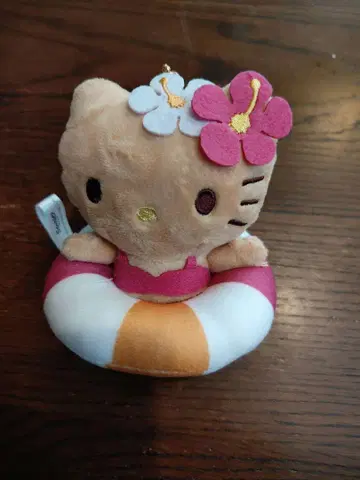 헬로키티 튜브 봉제 인형 약 10cm
