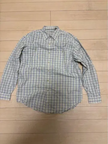 L.L.Bean 체크 무늬 긴팔 셔츠 M 사이즈