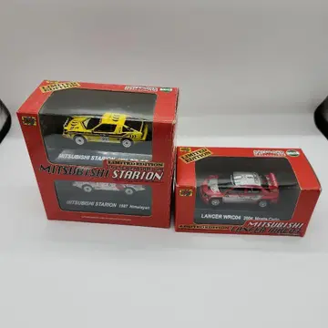 Mitsubishi Starion & Lancer WRX 미니카 세트