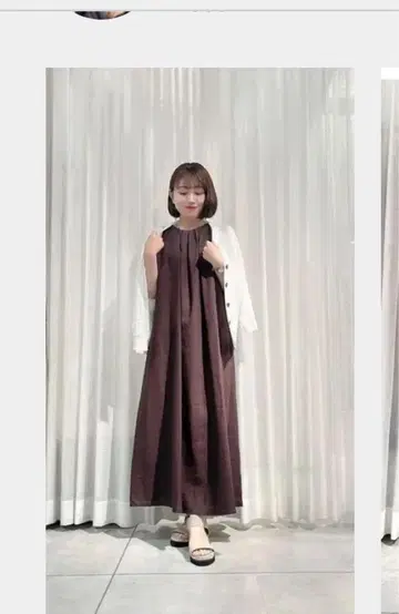 부즈루드 슬리브리스 원피스