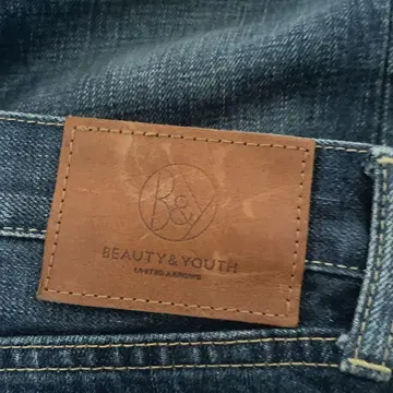 BEAUTY & YOUTH 다크 블루 스트레이트 데님