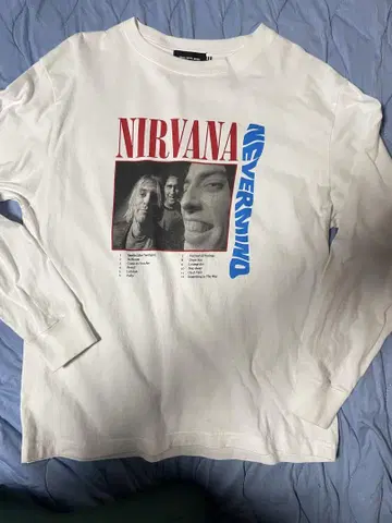 NIRVANA NEVERMIND 긴팔 티셔츠