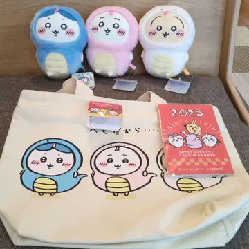 치이카와 해피 백 2025 백, 띠 봉제 인형 세트