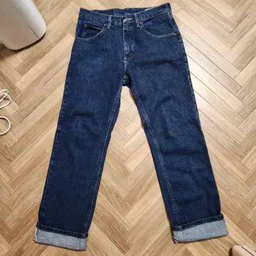 Wrangler 인디고 블루 스트레이트 데님