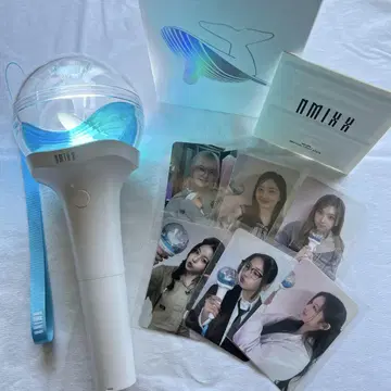 nmixx 응원봉 트레이딩 카드 포함