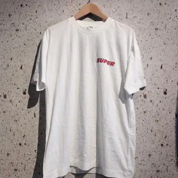 90s MIZNO 프린트 티셔츠 빈티지 화이트