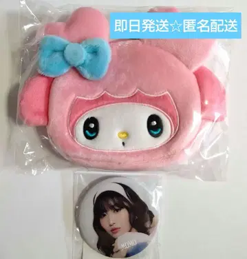 TWICE 산리오 캔뱃지 파우치 캔뱃지 허벅지 MISAMO