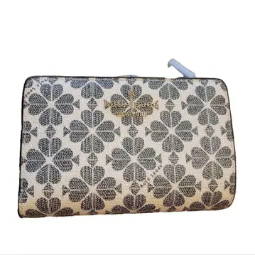 특가! Kate Spade 스페이드 플라워 L 지퍼 지갑 블랙