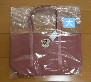 [택 포함 새상품] 올드 테디 와펜 토트백 핑크 대