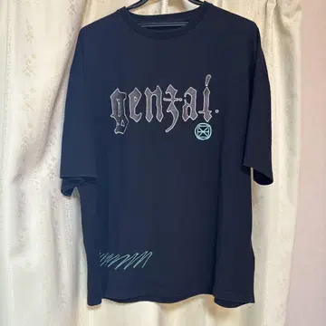 genzai. 오버 사이즈 티셔츠 블랙