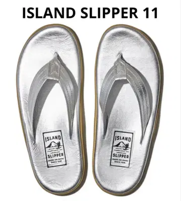 ISLAND SLIPPER 실버 플립플랍 샌들 11